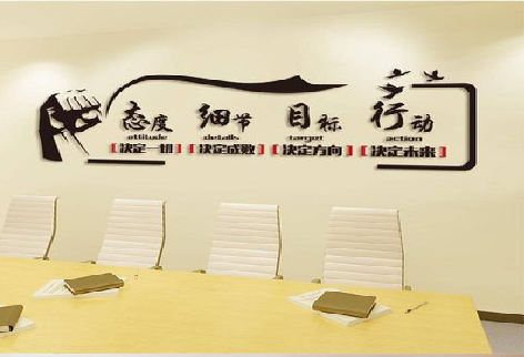 砀山企业文化墙主要展示什么？