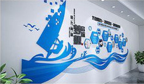 砀山海浪主题文化墙如何设计？