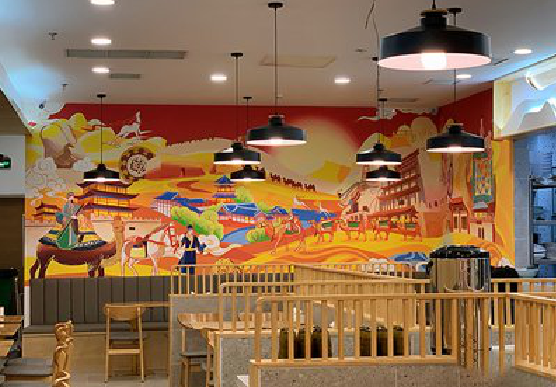 砀山商业空间彩绘介绍。