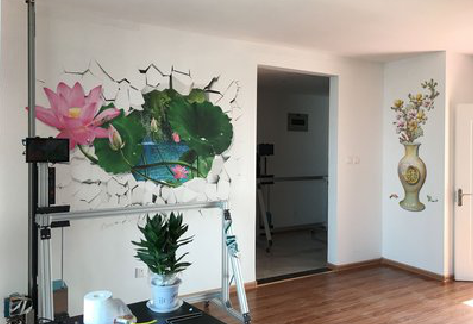 砀山墙体彩绘相比墙纸的优势。