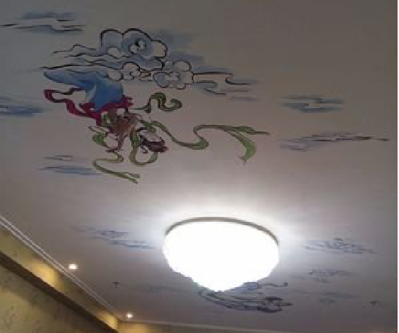 砀山如何快速绘制天花板上的手绘墙？