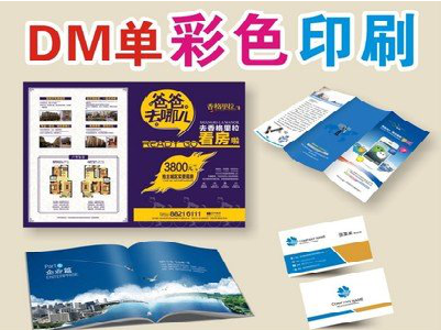 砀山单页印刷，色彩搭配简单。