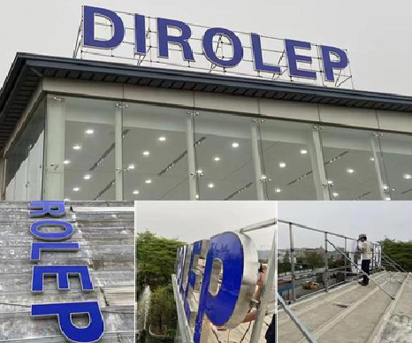 砀山楼顶发光字安装的注意事项。